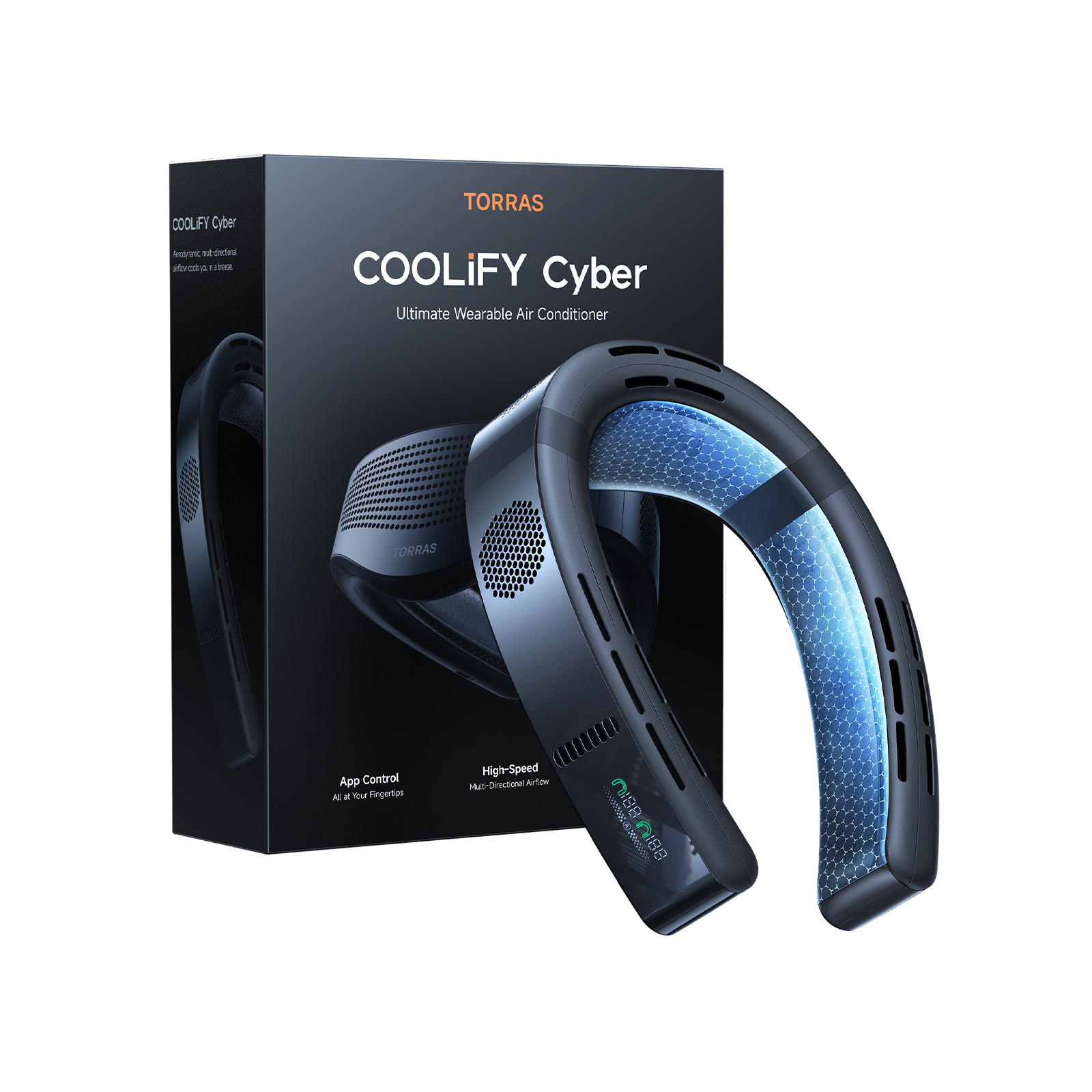 [2024 Flagship] COOLiFY Cyber Smart APP Control Neck Air Conditioner