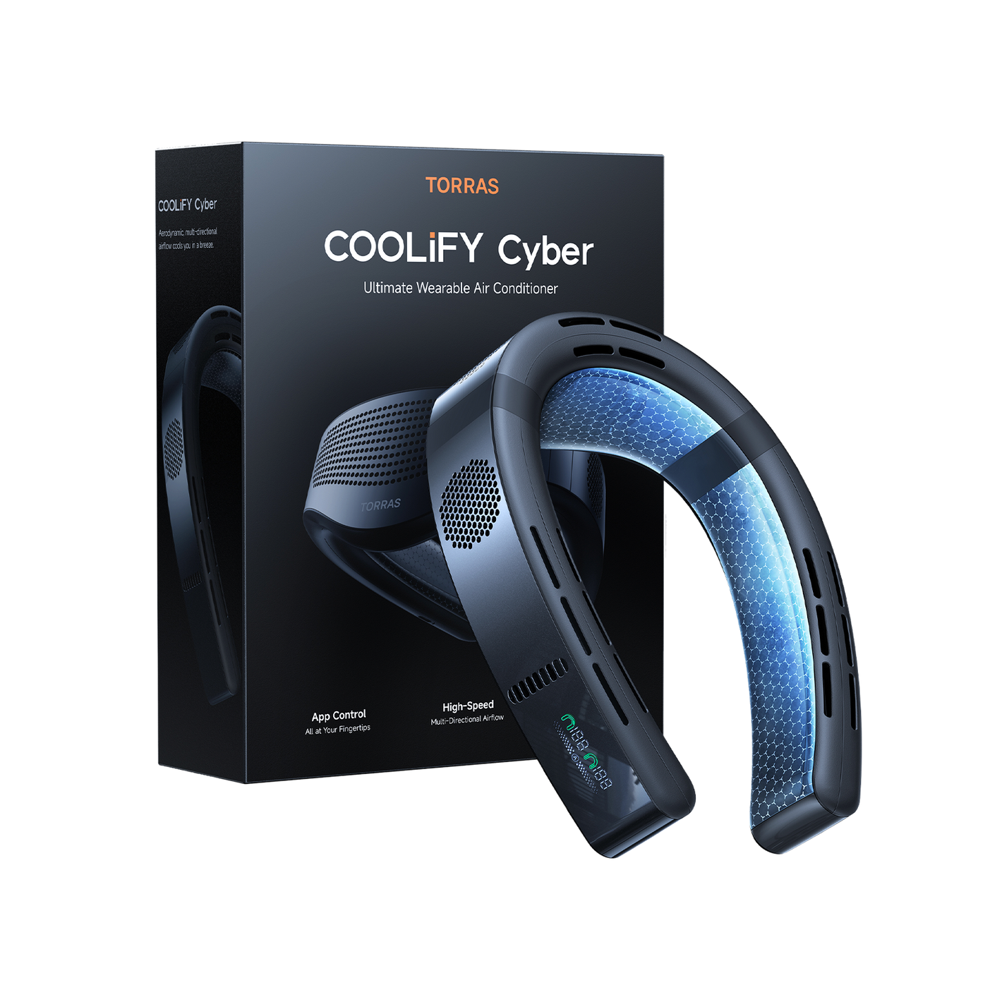 [2024 Flagship] COOLiFY Cyber Smart APP Control Neck Air Conditioner