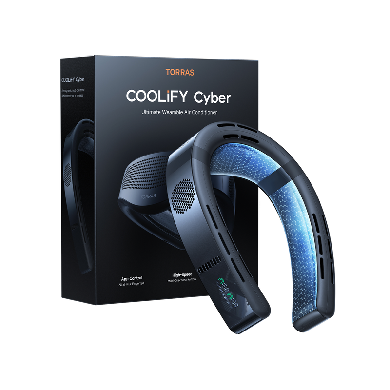 [2024 Flagship] COOLiFY Cyber Smart APP Control Neck Air Conditioner