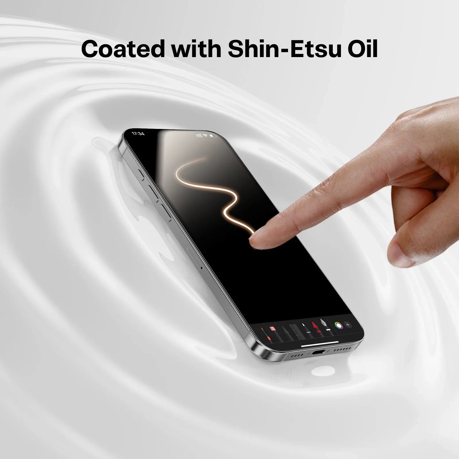 GlassGo Screen Protector for iPhone 15 Pro Max - Thumbnail 2