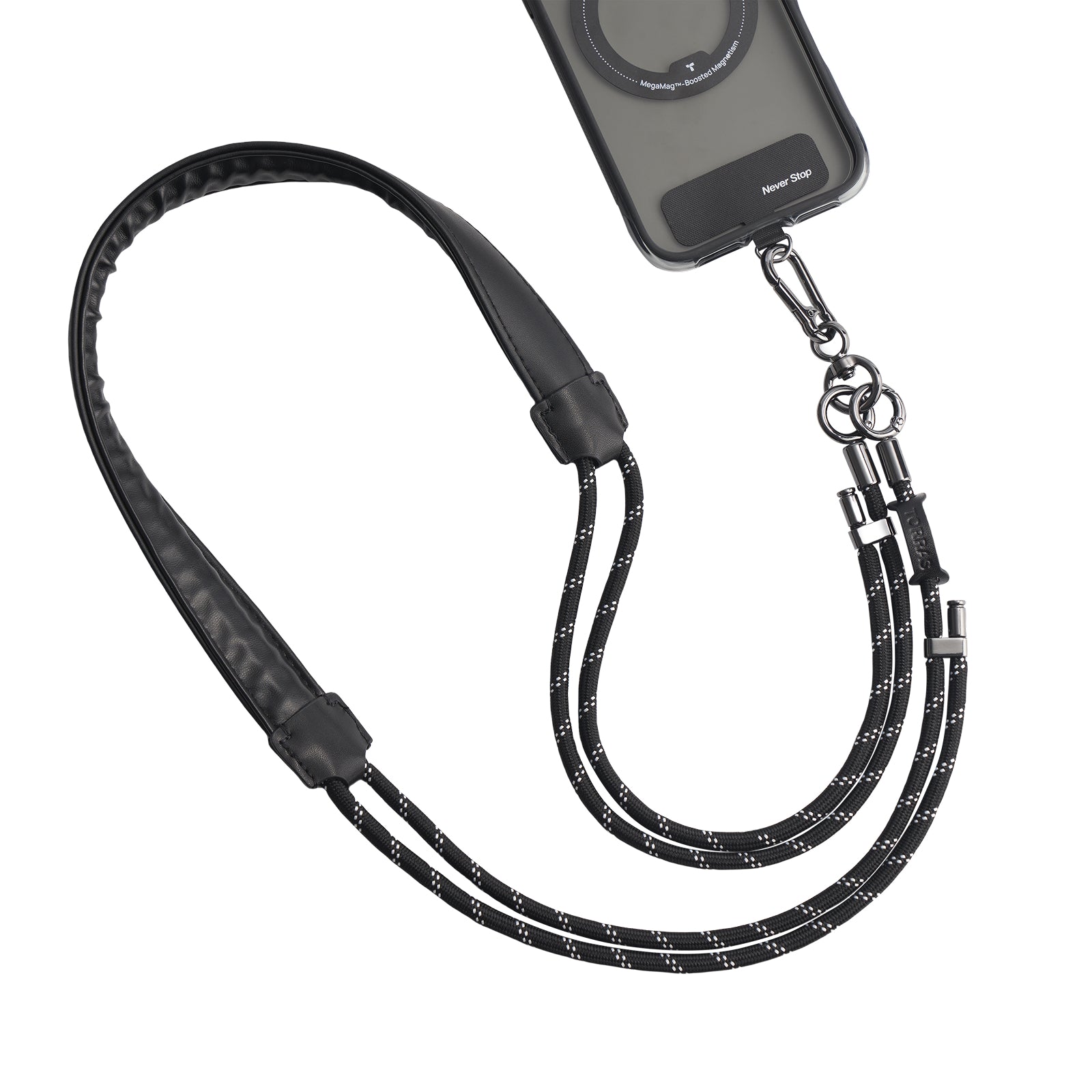 LoopGo Umhängeband für Telefon aus Leder