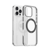 O2Light Crystal Clear Case for iPhone 16 Pro Max - Titanium Gray