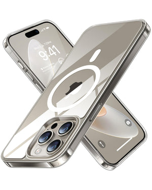 Durchsichtige Magsafe-Hülle für iPhone 15 Pro Max