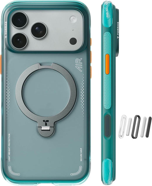 TORRAS Ostand Q3 Air for
iPhone 17 Pro Max Case, Glacier Sprint