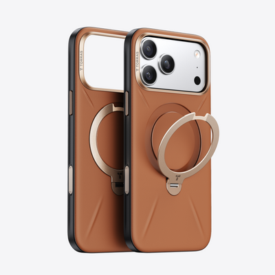Ostand Q3 VegSkin for iPhone 17 Pro Max - Amber Brown