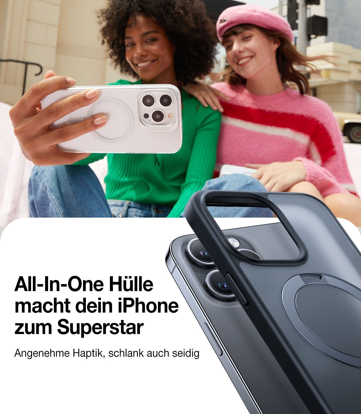 TORRAS Ostand All-in-One for iPhone 15 Series for MagSafe(DE)
