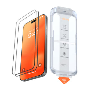 GlassGo Tempered Screen Protector (2 Pack) for iPhone 16 series