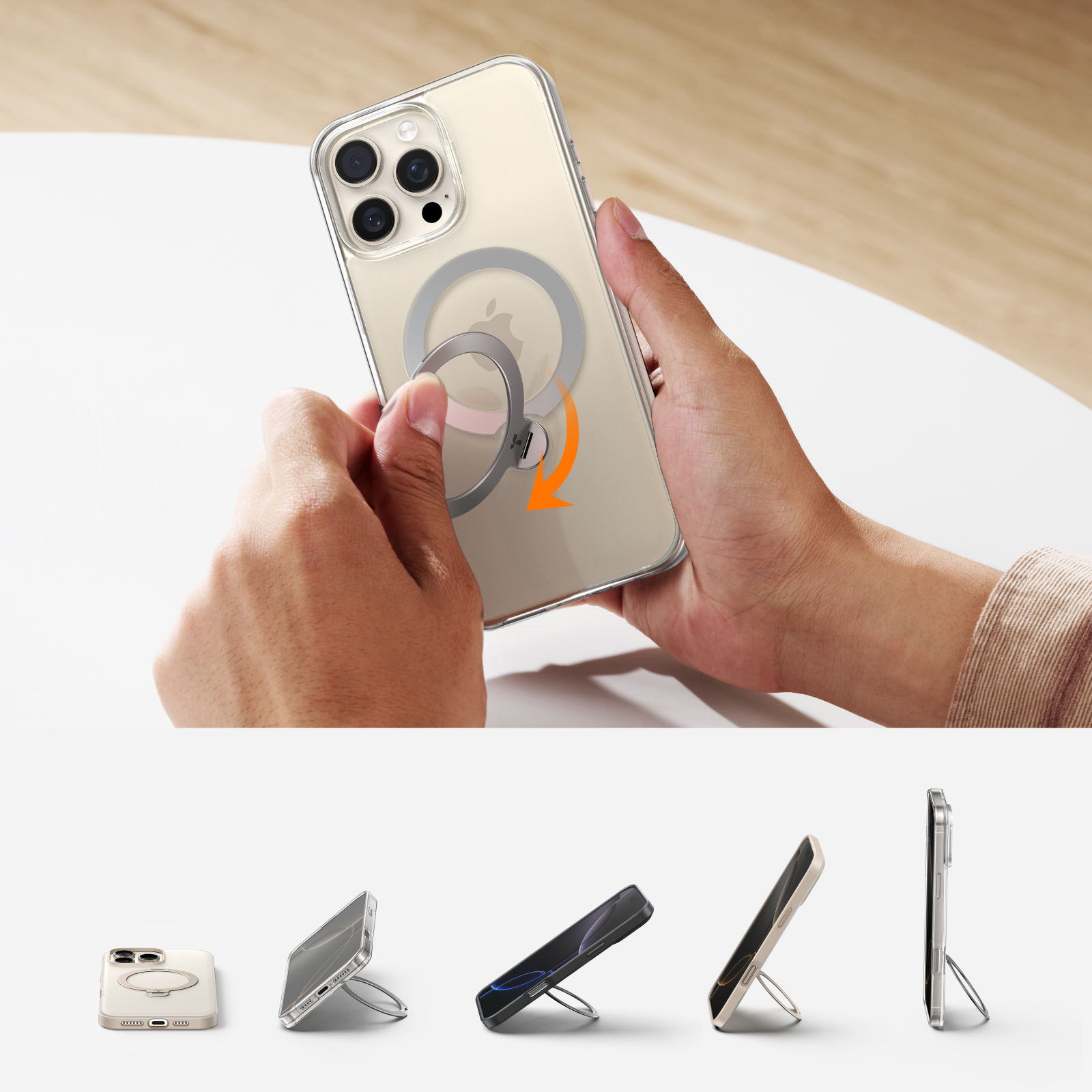 Ostand Spin for iPhone 16 Pro Max