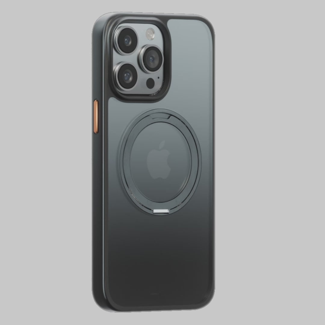 Coque Ostand R pour iPhone série 15/14 avec support rotatif à 360°