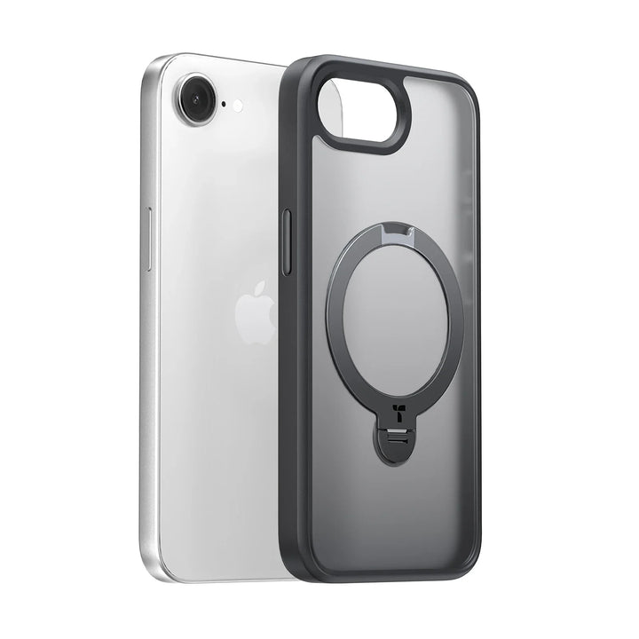 Ostand Q3 Spin for iPhone 16e/17e - Obsidian Black